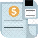 Finance Document Currency Icon