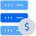 Financial Database Database Cost Database Price Icon