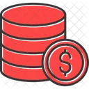 Financial Database Database Db Icon