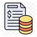 Finance Database Data Icon