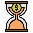 Financial Deadline Tax Reminder Time Is Money Icon