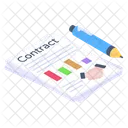 Business Deal Financial Deal Financial Contract Icon