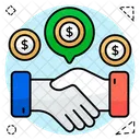 Financial Deal Contract Agreement Icon