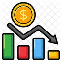Financial Decrease Downward Graph Financial Crisis Icon