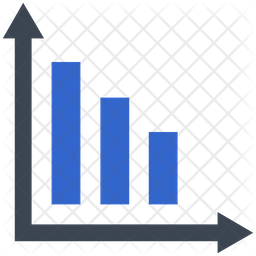 Financial decrease report Icon - Download in Flat Style