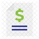 Financial document  Icon