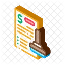 Stamp Document Graphic Icon