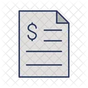 Financial Document Bank Statement Finance Report Icon