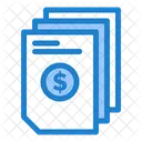 Financial Document Dollar File Icon
