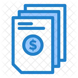 Financial Document  Icon