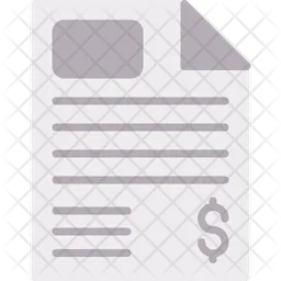 Financial Document  Icon