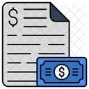 Financial Document Financial Doc Financial Paper Icon