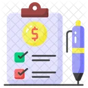 Financial Document Report Icon
