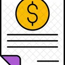 Asset Financial Document Money Icon