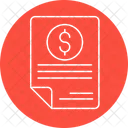 Financial Report Financial Paper Document Icon