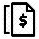 Financial Document  Icon