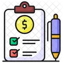 Financial Document Report Icon