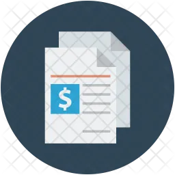 Financial documents  Icon