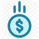 Financial drop  Icon