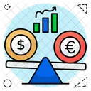 Financial Equilibrium Balance Scale Money Balance Icon