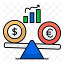 Financial Equilibrium Balance Scale Money Balance Icon