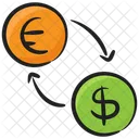 Financial Exchange Money Conversion Money Transfer Icon