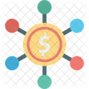 Financial Exchanges Financial Institutions Financial Network Icon