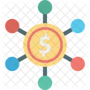 Financial Exchanges Financial Institutions Financial Network Icon