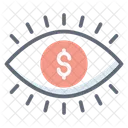 Financial Eye Business Eye Financial Vision Icon