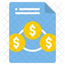 File Money Exchange Financial File Finance File Icon