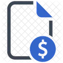 Financial Money File Icon