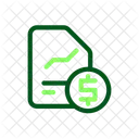 Financial File Financial Document Financial Report Icon