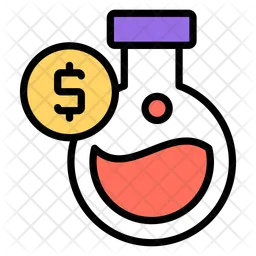 Financial Flask  Icon