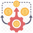 Financial Flow Management  Icon