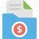 Finance Folder Budget Icon