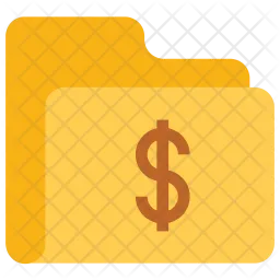 Financial folder  Icon