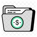 Financial Folder  Icon