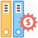 Financial Folder Binder Icon
