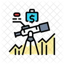 財務、予測、予算 アイコン