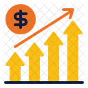 Investment Strategy Financial Advisory Market Trends Icon