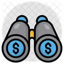 Financial Foreseeing Financial Vision Financial Future Icon