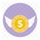 Business Freedom Financial Freedom Floating Rate Icon