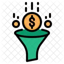 Financial Funnel Money Filter Dollar Filter Icon