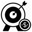 Business Goal Financial Goal Financial Aim Icon