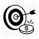 Financial Goal Profit Target Business Target Icon