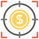 Financial Goal Sales Icon