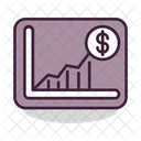 Financial Graph Financial Chart Analysis Icon
