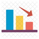 Financial Graph Decline  Icon