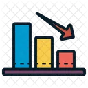 Financial Graph Decline  Icon