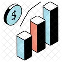 Financial Graph Chart Infographic Icon